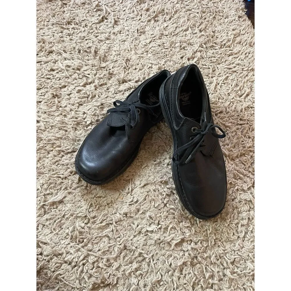 Dr Martens Shoes‎ Hampshire Mens 11 Black Leather Industrial Oxfords